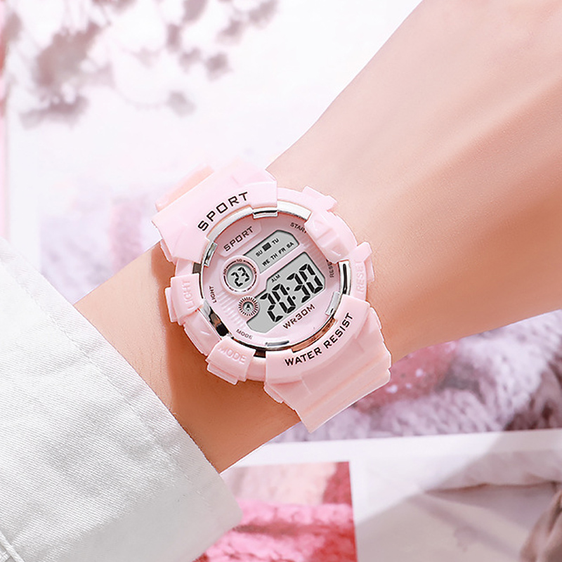 Outdoor Sport Smart Watch - Modne zegarki dla dzieci Luminous wodoodporny