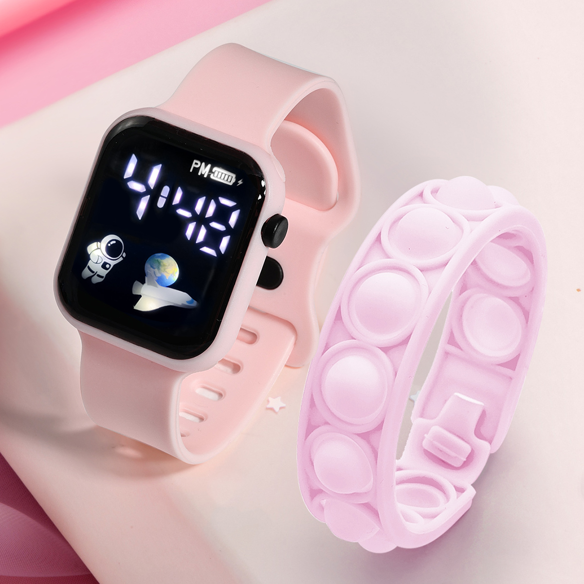 Outdoor Sport Smart Watch - 2 sztuki smartwatch dla dzieci bransoletka