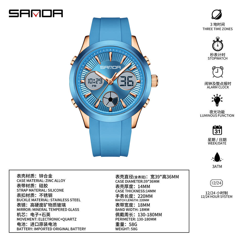 Elektroniczny zegarek SANDA, p – Outdoor Sport Smart Watch recenzja i cena